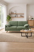 64.5 Chenille Loveseat Sofa – Deep Seat Modern Small Couch, Ultra-Comfy Apartment Sofa