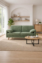 64.5 Chenille Loveseat Sofa – Deep Seat Modern Small Couch, Ultra-Comfy Apartment Sofa