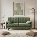 64.5 Chenille Loveseat Sofa – Deep Seat Modern Small Couch, Ultra-Comfy Apartment Sofa