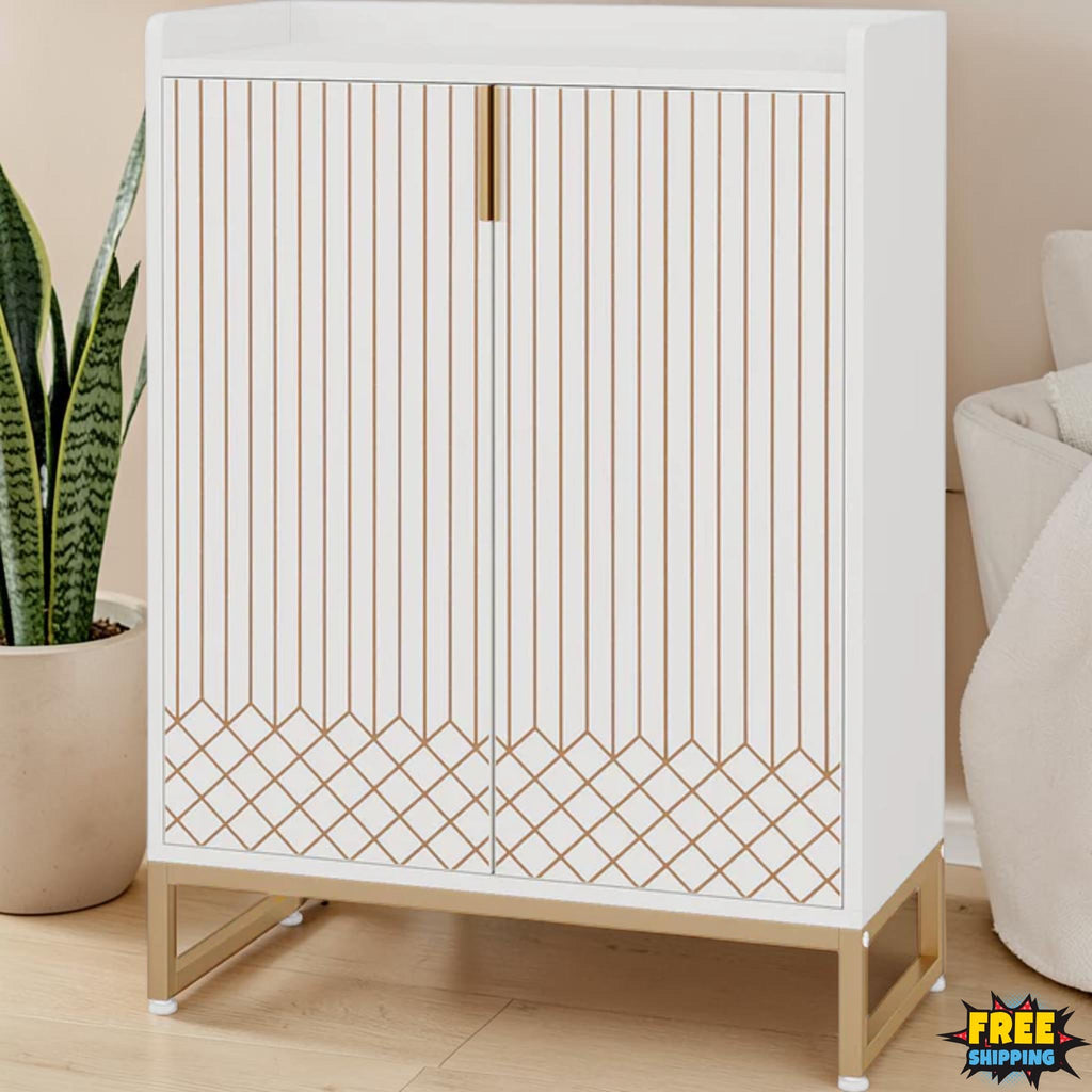 Modern Shoe Cabinet 5-Tier Storage Organizer