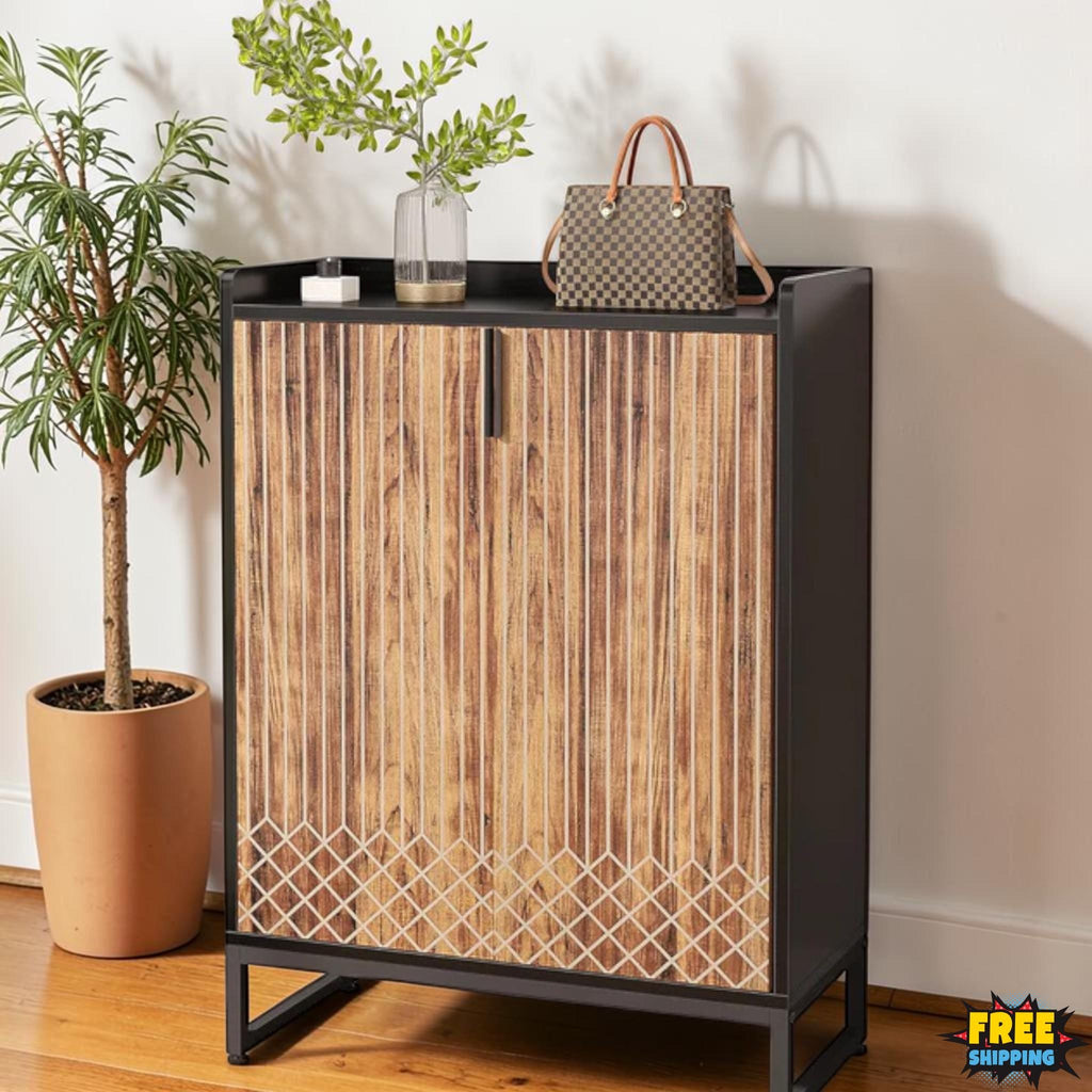 Modern Shoe Cabinet 5-Tier Storage Organizer