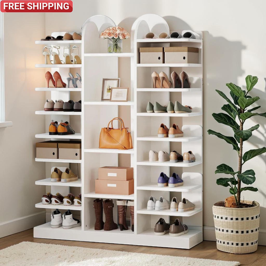 13-Tier Shoe Rack Cactus Organizer