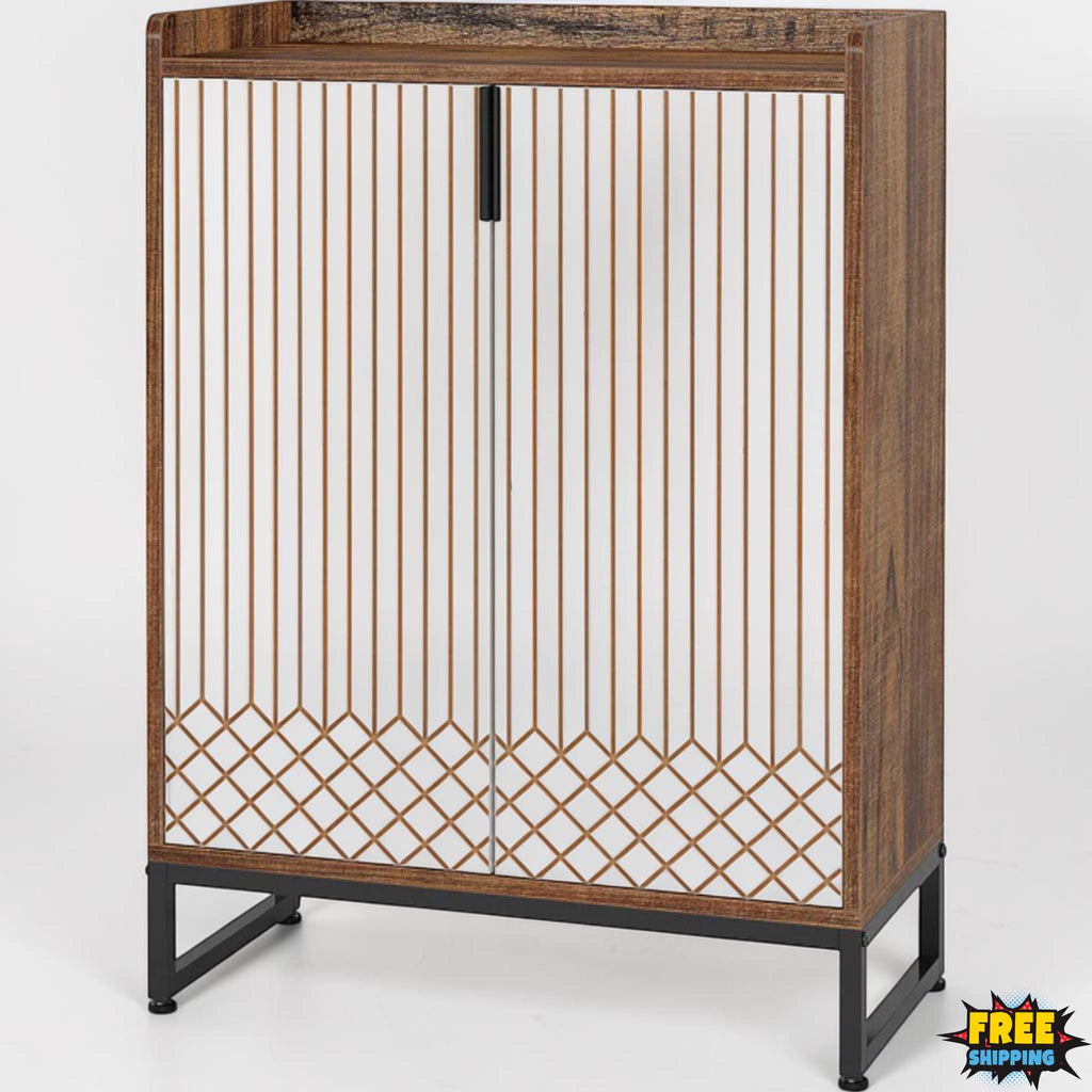 Modern Shoe Cabinet 5-Tier Storage Organizer