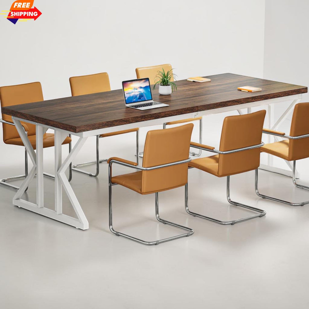 Two Person Executive Desk Large Workstation