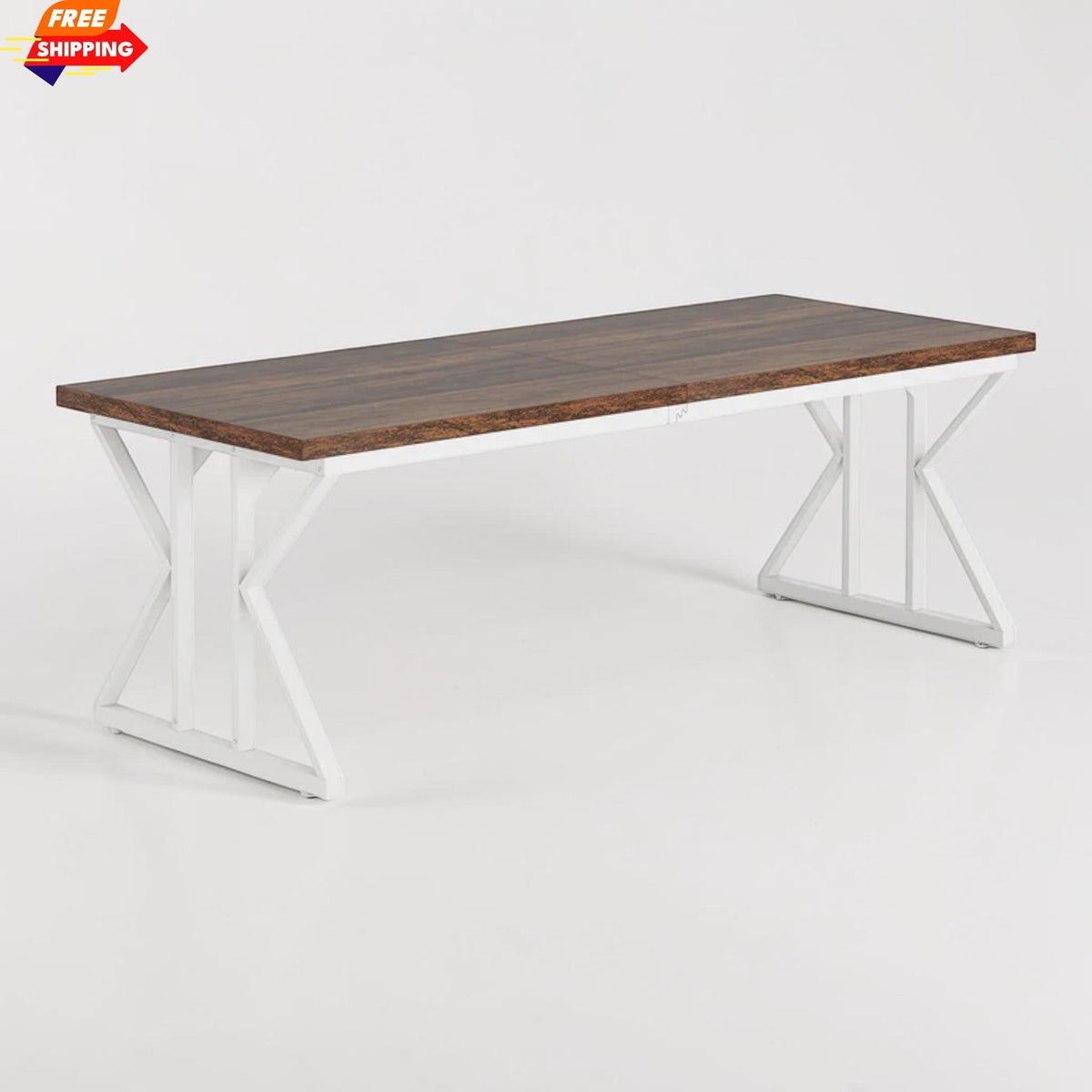 Two Person Executive Desk Large Workstation