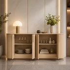 70-Inch Modern Sideboard Cabinet, Engineered Wood Buffet with Doors, Adjustable Shelves