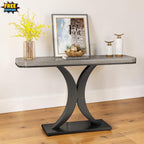 40” Industrial Console Table Entryway Accent