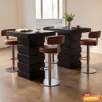 Modern Square Bar Height Pub Table