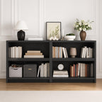 Fluted 63" Modern Sideboard Cabinet – Adjustable Shelves, Engineered Wood Storage
