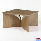 Square Farmhouse Coffee Table Living Room