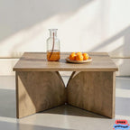 Square Farmhouse Coffee Table Living Room
