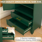 Heavy Duty Metal Wardrobe Cabinet, 71" Tall, Hanging Rod, Adjustable Shelves, 2 Drawers
