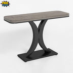 40” Industrial Console Table Entryway Accent