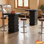 Modern Square Bar Height Pub Table