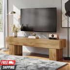 63” Farmhouse TV Stand Console Table
