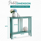 Ultra Slim Narrow Console Table, Skinny Entryway Table, Behind Sofa Table, Small Space Hallway Table, Wood Foyer Accent Console,