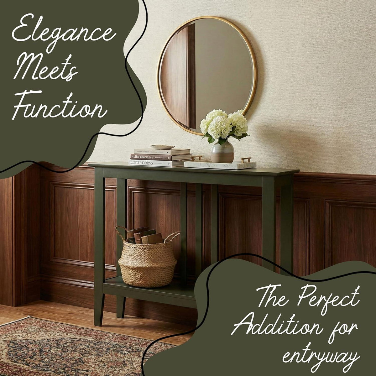 Ultra Slim Narrow Console Table, Skinny Entryway Table, Behind Sofa Table, Small Space Hallway Table, Wood Foyer Accent Console,