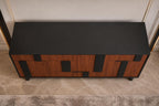 Modern 3D Geometric Sideboard Cabinet – 54 Inch TV Stand & Buffet Storage Cabinet with 4 Doors and 3 Drawers | Customized Console Cabinet