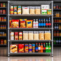 Heavy Duty 5-Tier Metal Storage Shelf | Adjustable Carbon Steel Shelving Unit