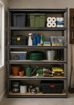 VEVOR Heavy Duty Storage Shelving Unit 5 Tier Adjustable Metal Shelf, Garage Storage Rack, Pantry Organizer, Utility Shelves,