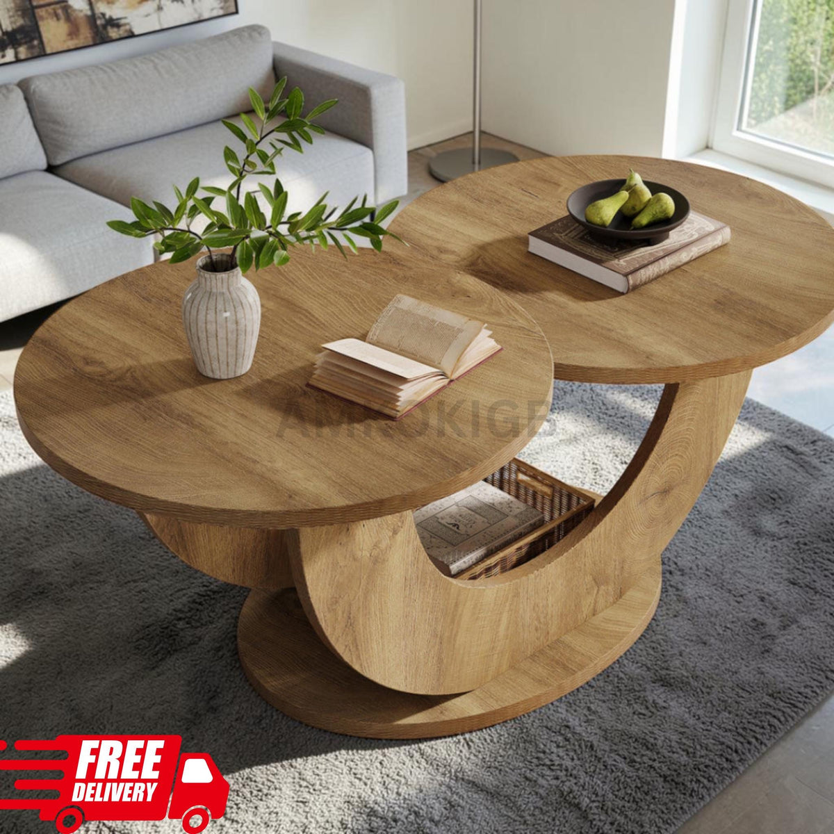 Farmhouse Two-Tier Coffee Table