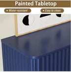 Modern Fluted Accent Cabinet, 48" Sideboard Buffet with 2 Drawers, 2 Doors
