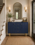 Modern Fluted Accent Cabinet, 48" Sideboard Buffet with 2 Drawers, 2 Doors