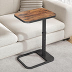 Adjustable Sofa Arm Table with Height Settings – Space-Saving TV Tray Table for Couch, Bed & Laptop Use