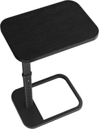 Adjustable Sofa Arm Table with Height Settings – Space-Saving TV Tray Table for Couch, Bed & Laptop Use
