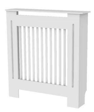 White MDF Modern Radiator Cover Cabinet Grill – Living Room Furniture