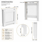 White MDF Modern Radiator Cover Cabinet Grill – Living Room Furniture