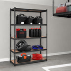 VEVOR Heavy Duty Storage Shelving Unit 5 Tier Adjustable Metal Shelf, Garage Storage Rack, Pantry Organizer, Utility Shelves,
