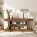 Tribesigns Farmhouse Console Table, 63-Inch Entryway Table with Storage