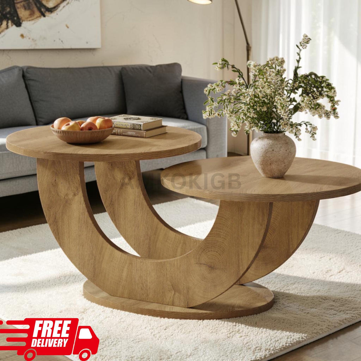 Farmhouse Two-Tier Coffee Table