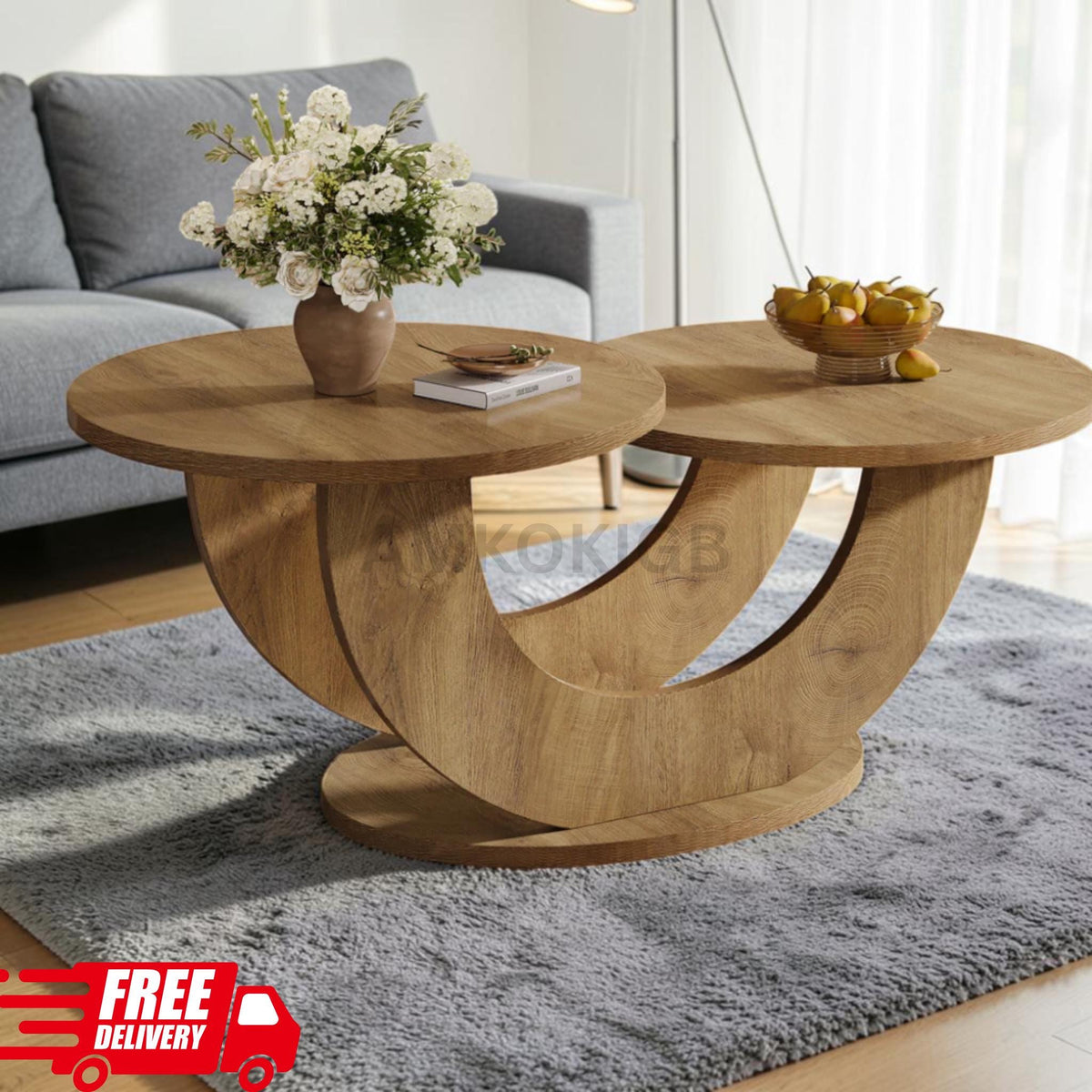 Farmhouse Two-Tier Coffee Table