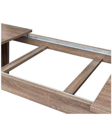71"-106" Extendable Dining Table for 4-12 People, Space-Saving Extra Long Transformer Table with Extension Leaves, Customized